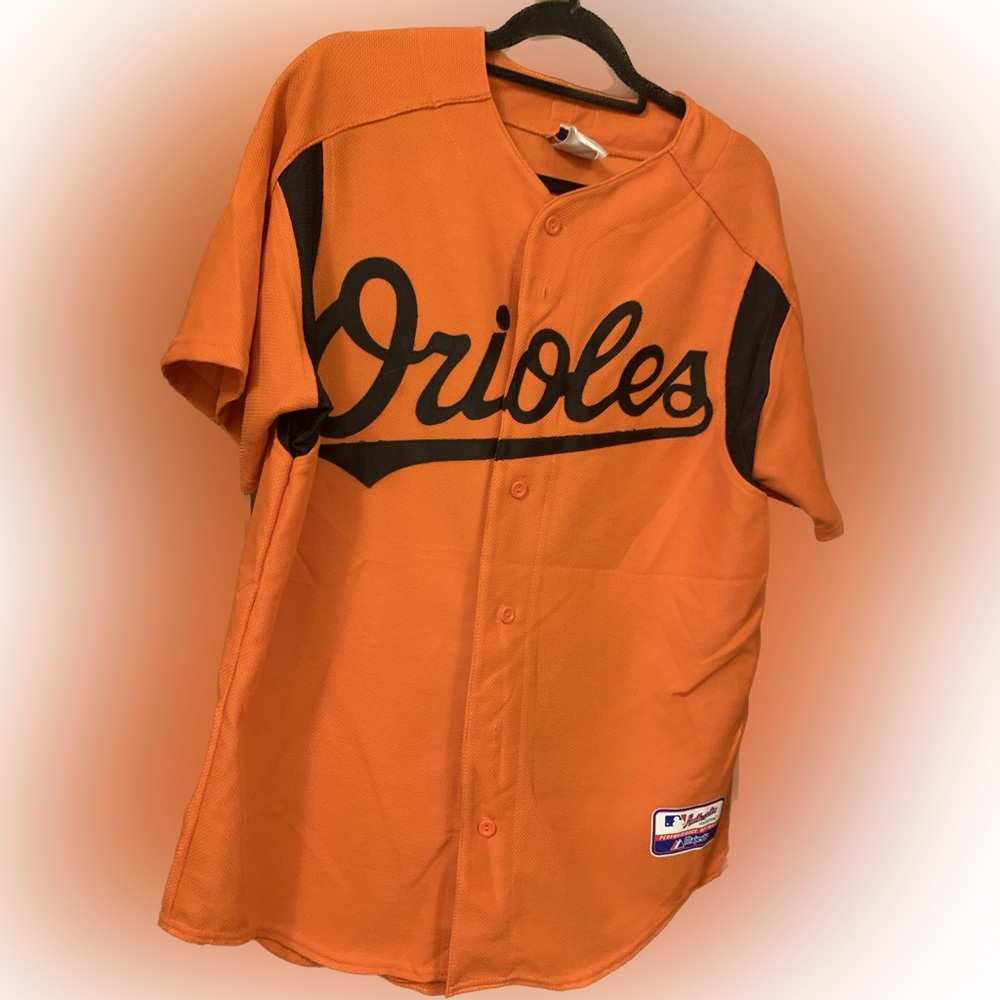 Orioles men’s baseball jersey size large
